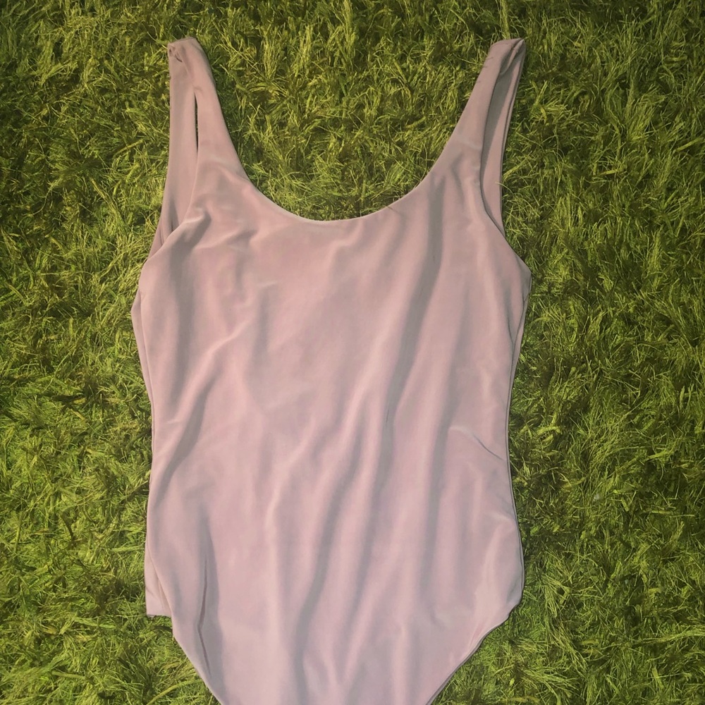 Mauve Deep back bodysuit